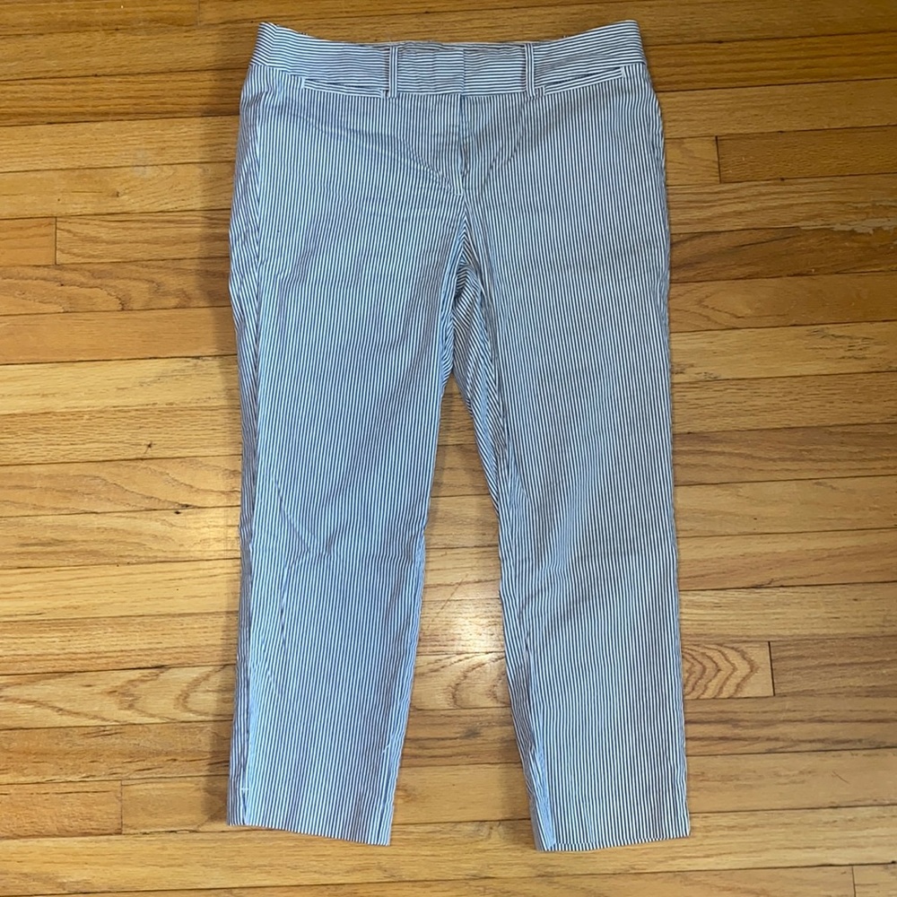 Striped dress pants